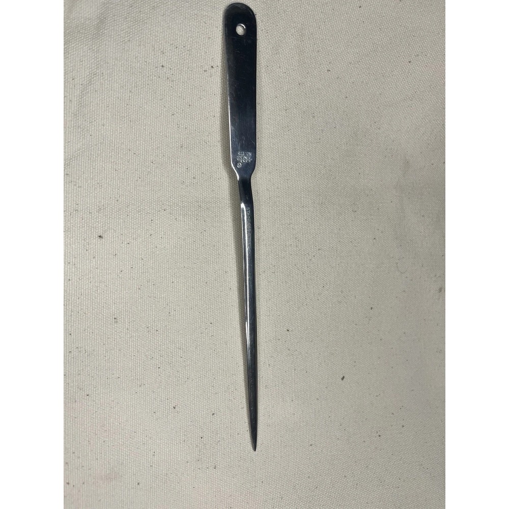 Vintage Rare Silver Stainless Steel Elegant Letter Opener Mail